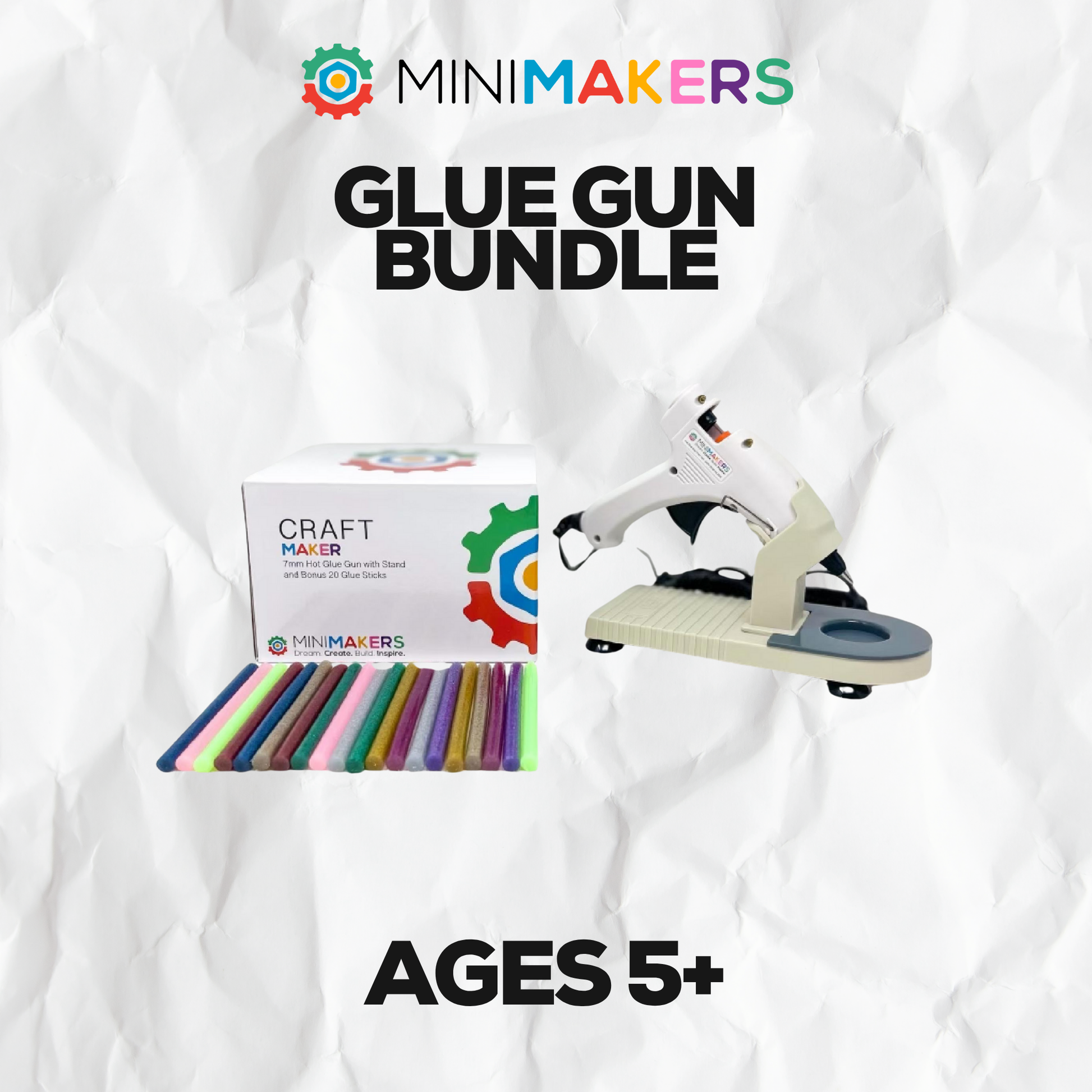 Makers Glue Gun – With Glue Sticks